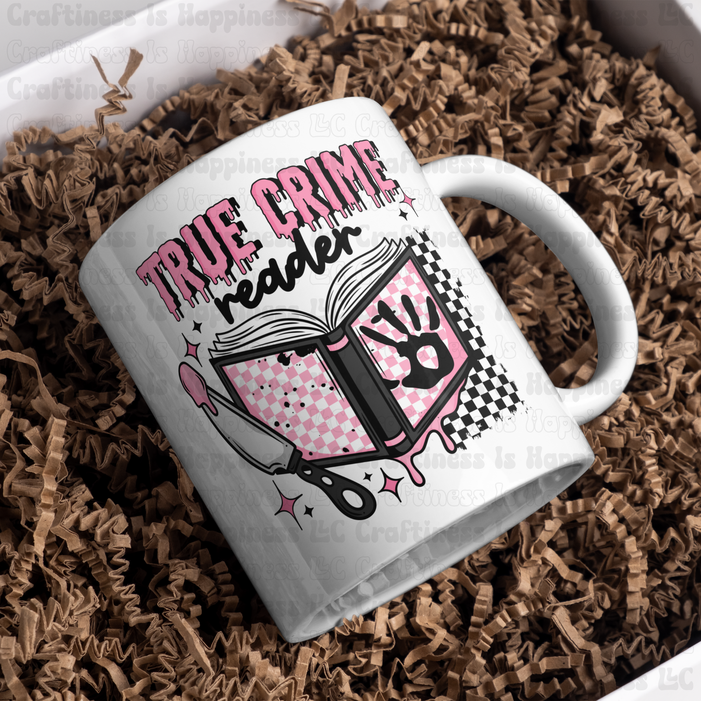 True Crime Reader 15oz Ceramic Mug