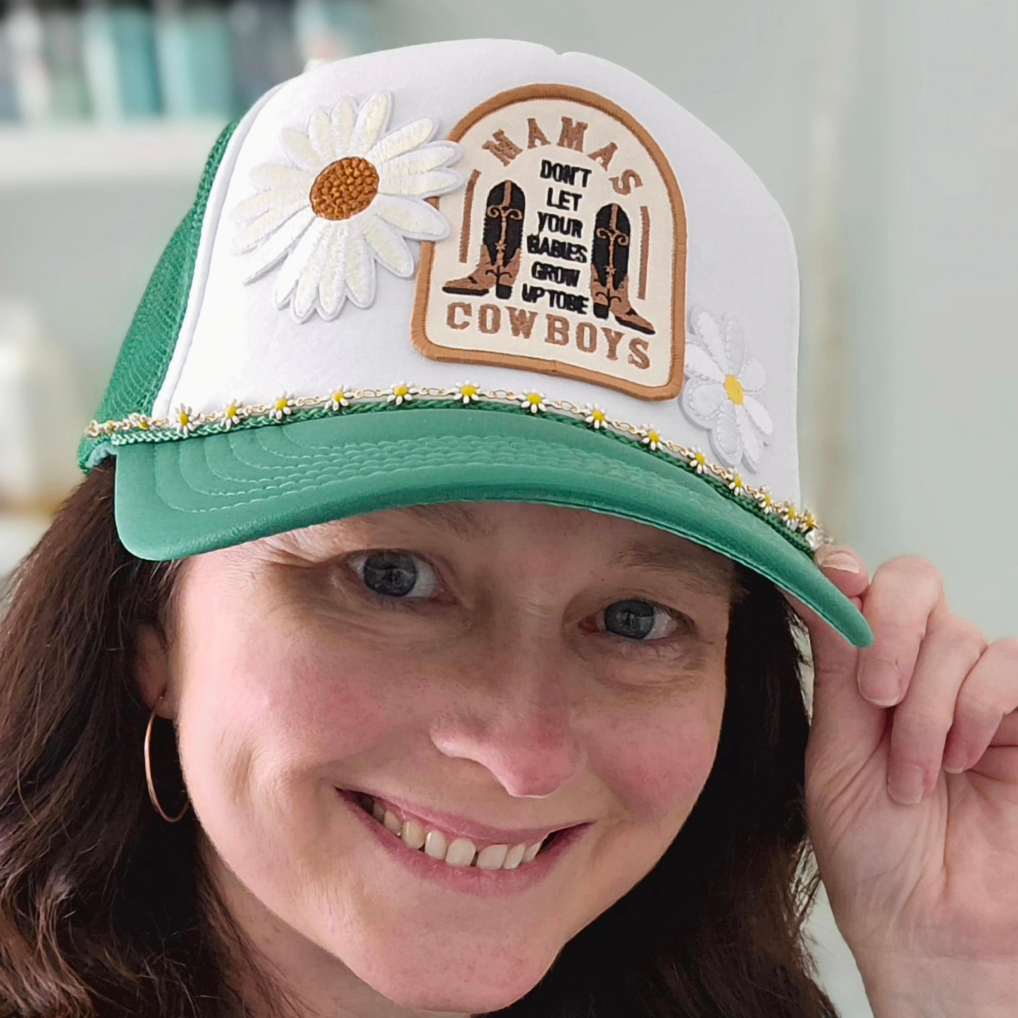 Boho Western Mama Otto Trucker Hat