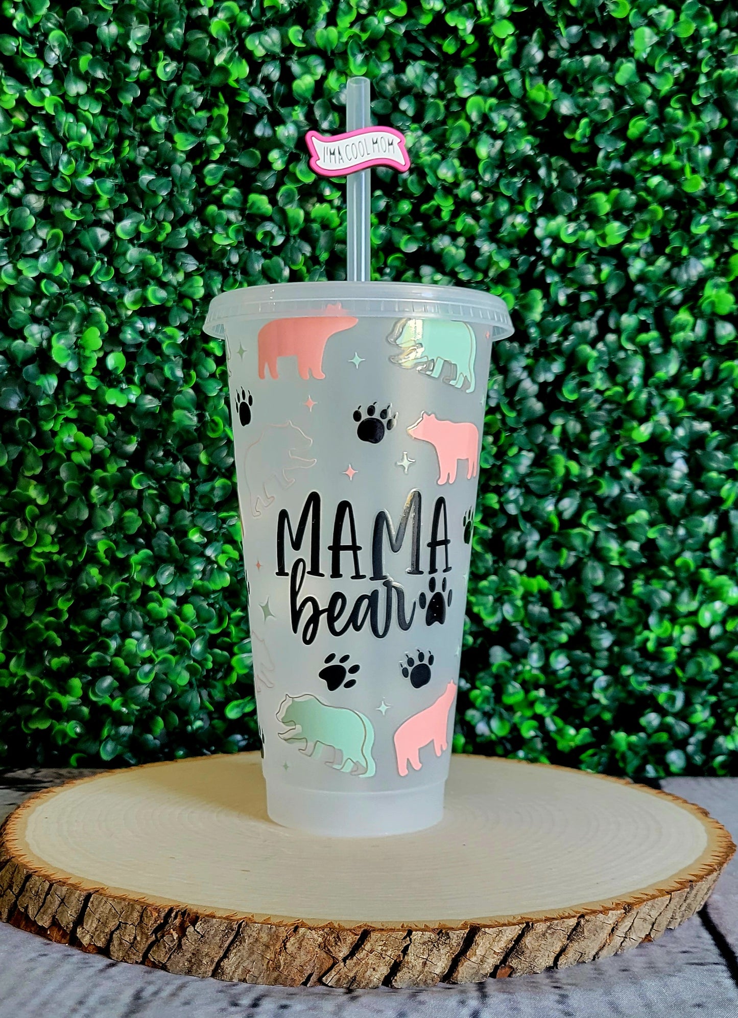 Mama Bear 24oz Reusable Cold Cup