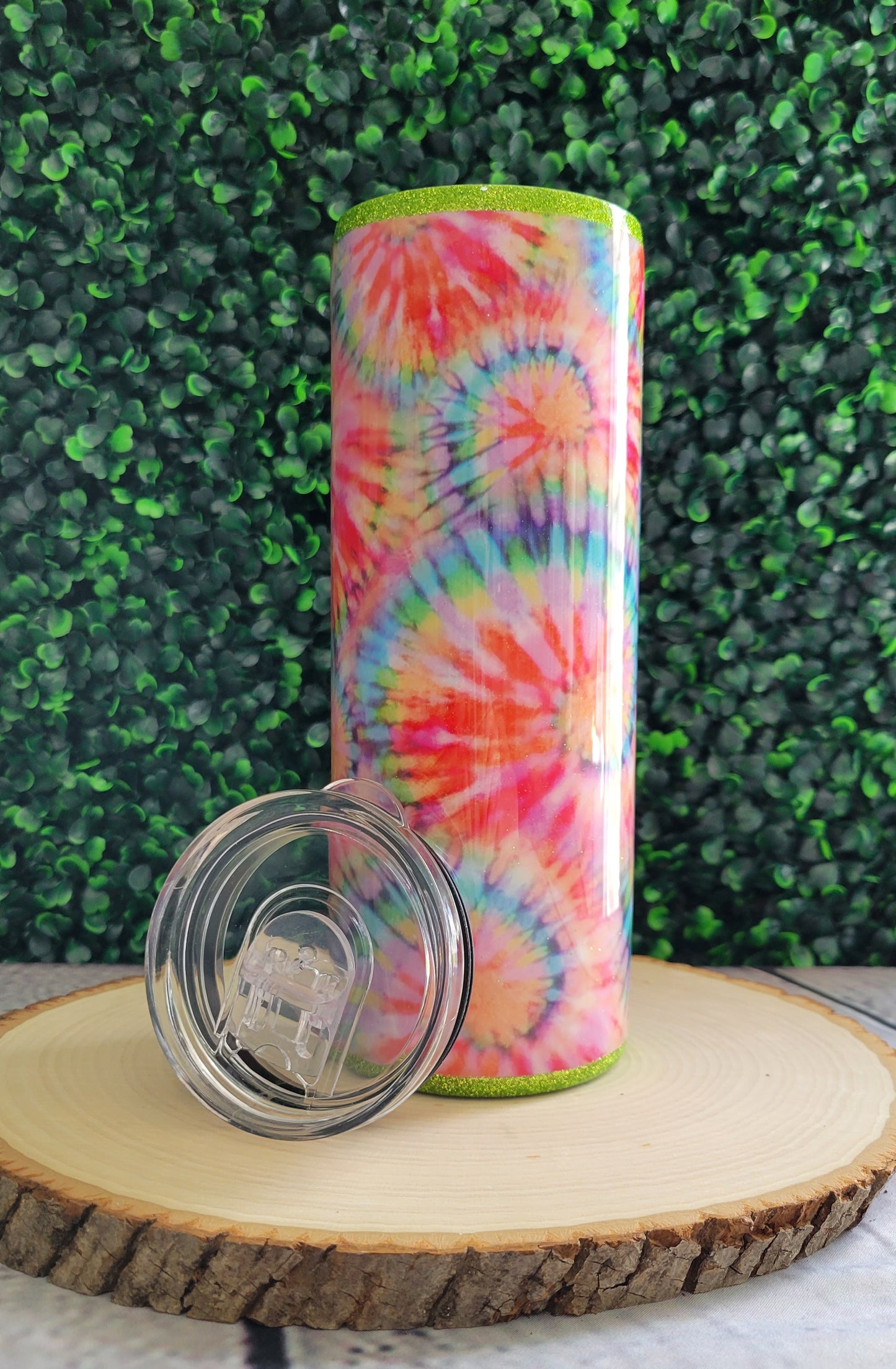 Tie Dye 20oz Glitter Tumbler