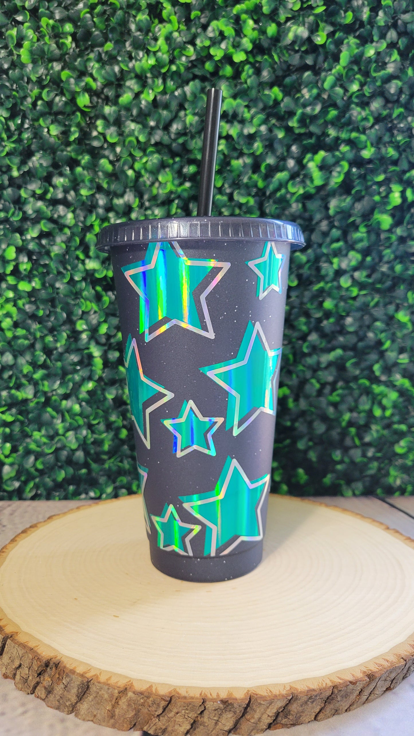 Turquoise Star 24oz Reusable Cold Cup