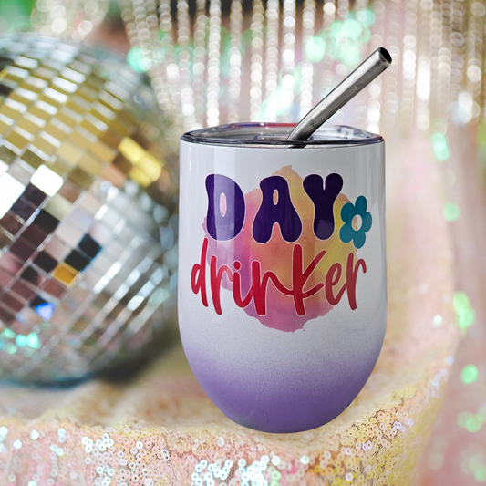 Day Drinker 12oz Wine Tumbler