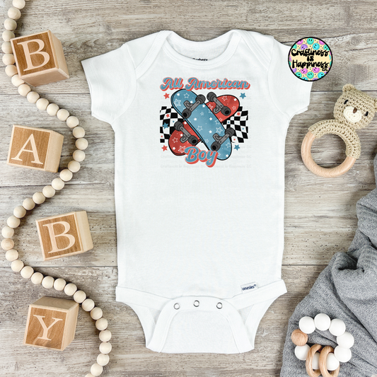 All American Boy Infant Bodysuit & Toddler Tee
