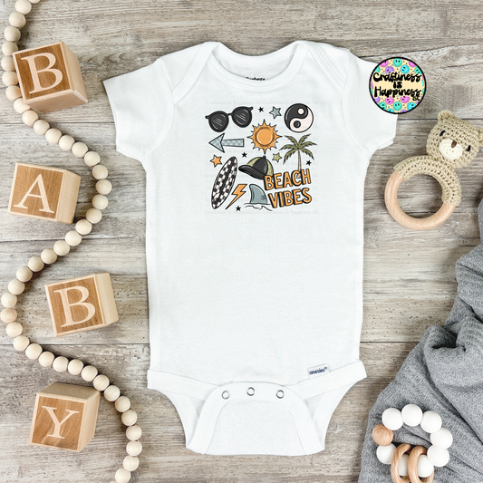 Beach Vibes Infant Boy Bodysuit & Toddler Tee
