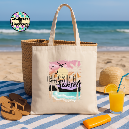 Chasing Sunset Tote Bag