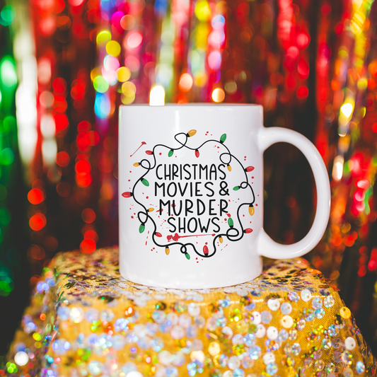 Christmas Movies & Murder Shows 15oz Mug