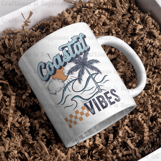 Coastal Vibes 15oz Ceramic Mug