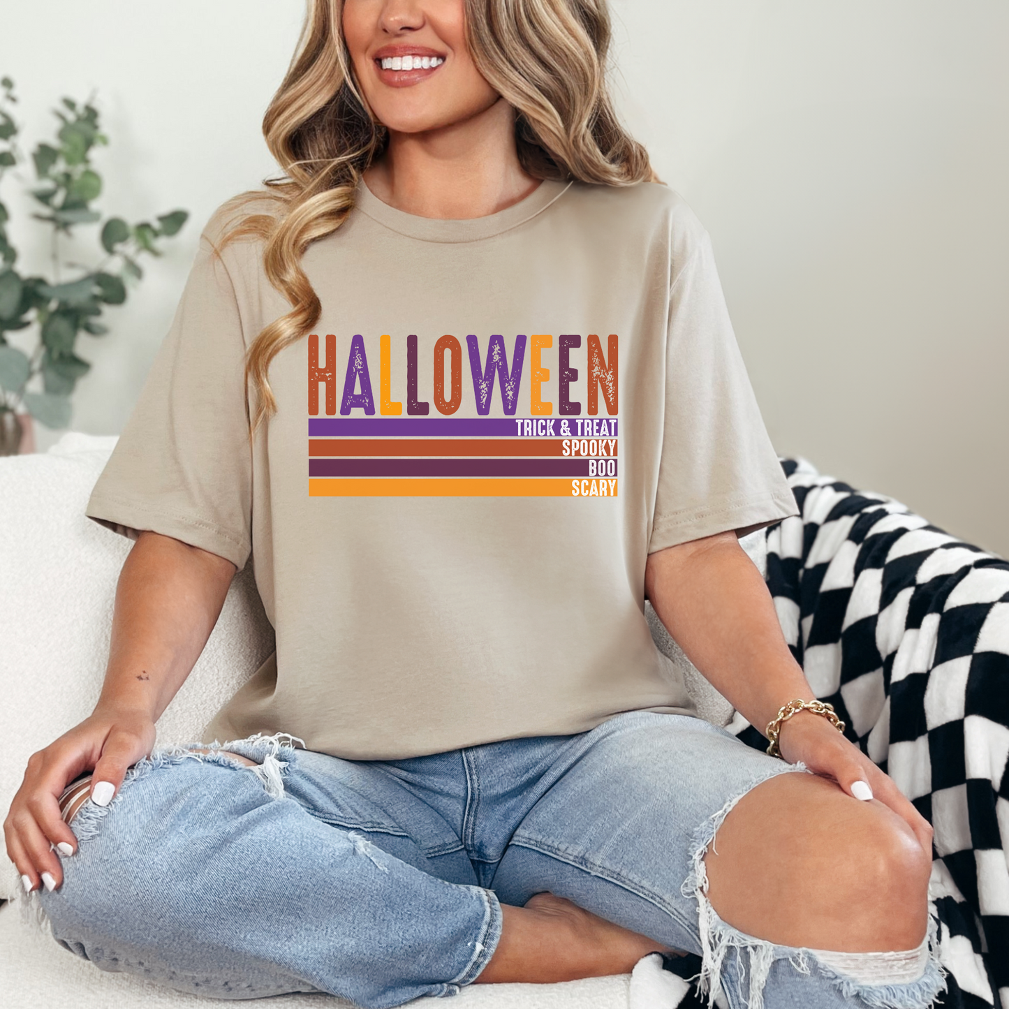 Distressed Halloween Tee