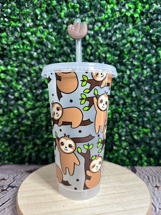 Sloth 24oz Reusable Cold CUP