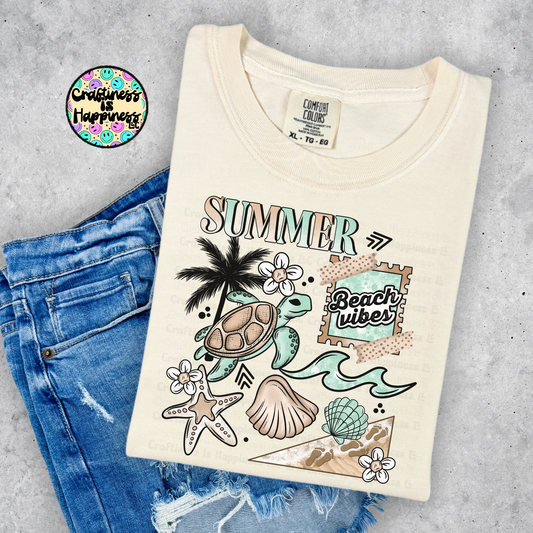 Summer Beach Vibes Graphic Tee