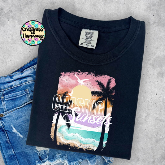 Chasing Sunsets Tee