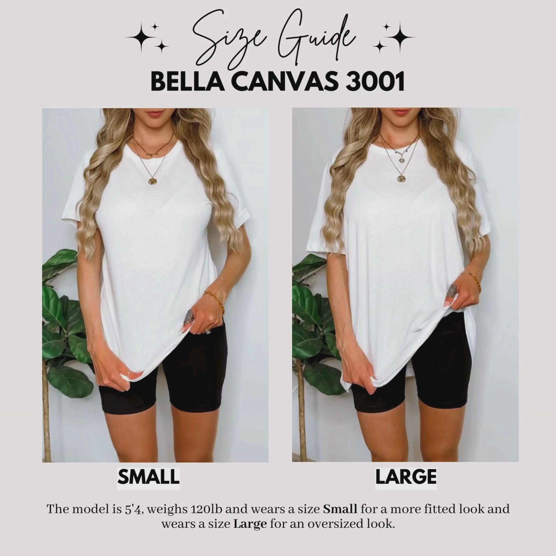 size chart video