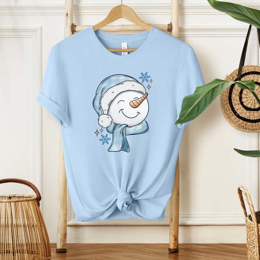 Snowman Light Blue Tee