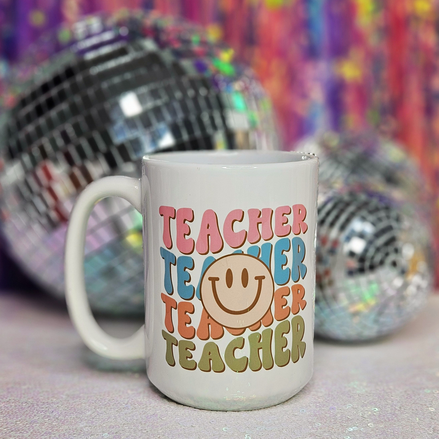 Happy Teacher 15oz Mug